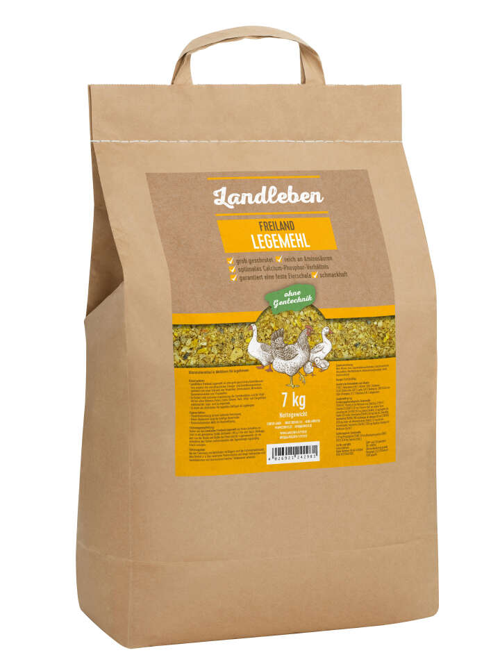 Landleben Freiland Legemehl